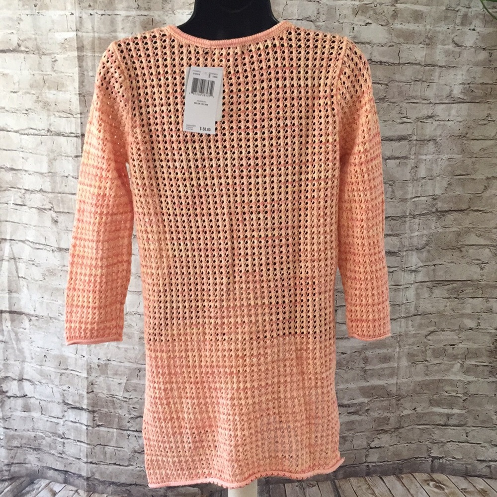 Jeanne Pierre melon loose knit sweater - Picture 3 of 4